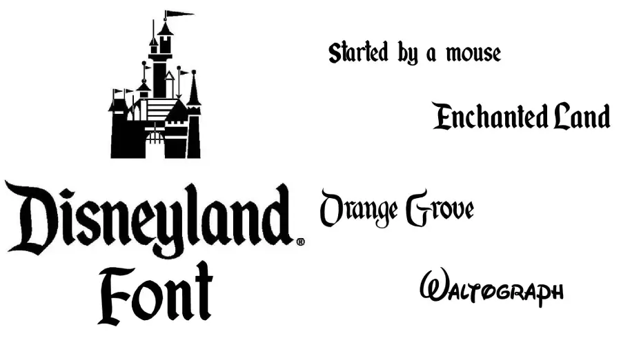 disneyland-font-different-fonts